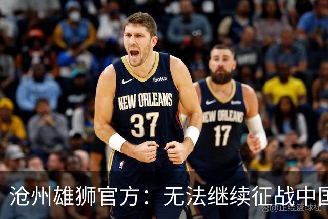 沧州雄狮官方：无法继续征战中国足球职业联赛